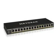 Switch di rete NETGEAR GS316PP Non gestito Gigabit Ethernet (10/100/1000) Supporto Power over (PoE) Nero [GS316PP-100EUS]