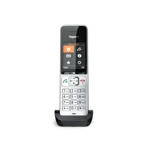 Gigaset COMFORT 500HX Telefono analogico/DECT Identificatore di chiamata Nero, Argento [S30852-H3061-R101]