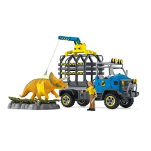 schleich Dinosaurs Dino Transport Mission (SCHLEICH Toy Playset, 4 to 12 Years, Multi-colour [42565]) [42565]