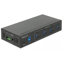 Hub USB DeLOCK 63309 hub di interfaccia 3.2 Gen 1 (3.1 1) Type-B 5000 Mbit/s Nero [63309]