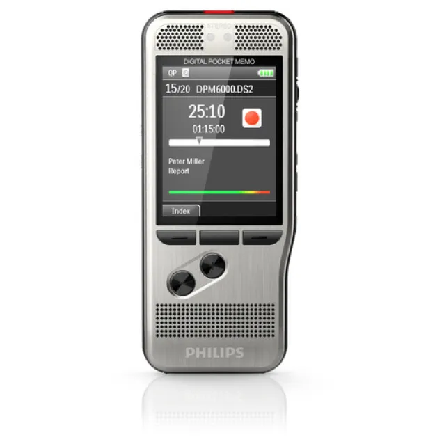 Dittafono Philips DPM6000 Pocket Memo with SpeechExec Dictate 11 [DPM6000SEDICTATE]