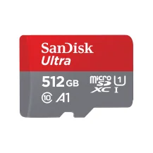 Memoria flash SanDisk Ultra microSD 512 GB MicroSDXC UHS-I Classe 10 [SDSQUNR-512G-GN6TA]