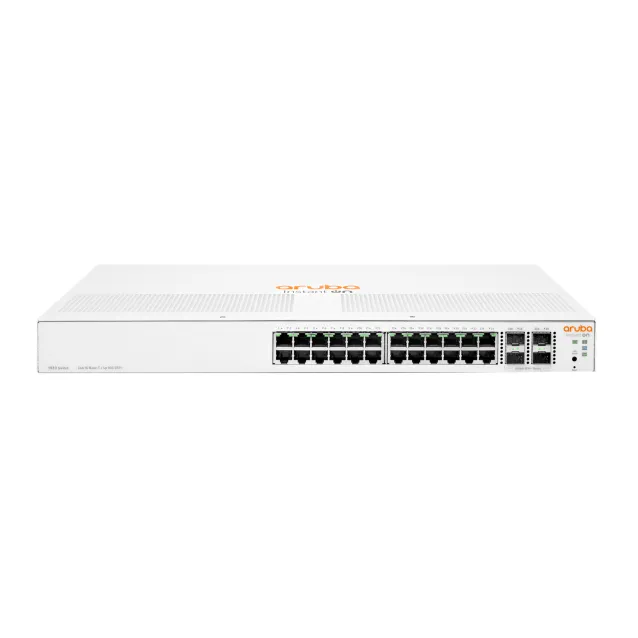 Switch di rete HPE Hewlett Packard Enterprise Aruba Instant On 1930 Gestito L2+ Gigabit Ethernet [10/100/1000] 1U Bianco (Aruba IOn 24G 4SFP+ Switc) [JL682A]