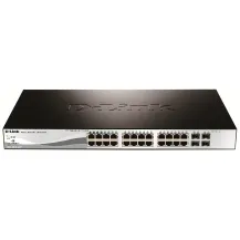 D-Link DGS-1210-28P switch di rete Gestito L2 Gigabit Ethernet (10/100/1000) Supporto Power over (PoE) 1U [DGS-1210-28P]