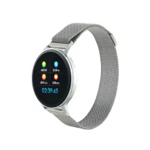 Canyon CNS-SW71SS smartwatch e orologio sportivo 3,1 cm [1.22] 42 mm 240 x Pixel Touch screen Argento (Canyon Smart Watch IP68 m/function) [CNS-SW71SS]