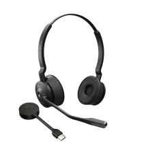 Cuffia con microfono Jabra Engage 55 Auricolare Wireless A Padiglione Ufficio Nero, Titanio [9559-470-111]