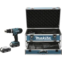 Makita HP457DWEX4 drill 1400 RPM 1.7 kg Black, Blue