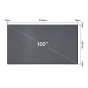 Epson ELPSC35 schermo per proiettore 2,54 m [100] (V12H002AD0 - Fixed frame screen 100in diagonal projector screen) [V12H002AD0]