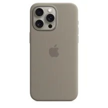 Custodia per smartphone Apple MagSafe in silicone iPhone 15 Pro Max - Grigio creta (Apple Back cover for mobile phone compatibility clay Max) [MT1Q3ZM/A]