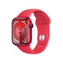 Smartwatch Apple Watch Series 9 GPS Cassa 41m in Alluminio (PRODUCT)RED con Cinturino Sport Band - M/L [MRXH3QL/A]