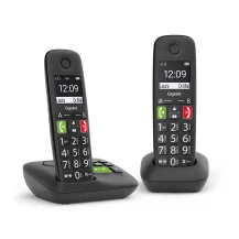 Gigaset E290A Duo Telefono analogico/DECT Identificatore di chiamata Nero [L36852-H2921-B101]