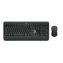 Logitech Advanced MK540 tastiera Mouse incluso Universale USB QWERTZ Tedesco Nero, Bianco [920-008675]