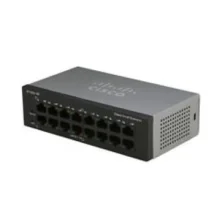 Switch di rete Cisco SF110D-16 Non gestito L2 Fast Ethernet [10/100] Nero (SF110D-16 16-PORT 10/100 - DESKTOP SWITCH) [SF110D-16-UK]