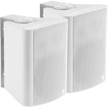 Vision SP-900P altoparlante 2-vie Bianco Cablato 30 W (VISION Professional Active 5.25 Wall Speakers - LIFETIME WARRANTY 2 x 15w [RMS] 2-way 1 minijack input / 2-Phono [summed] internal power supply C wall brackets included white) [SP-900P]