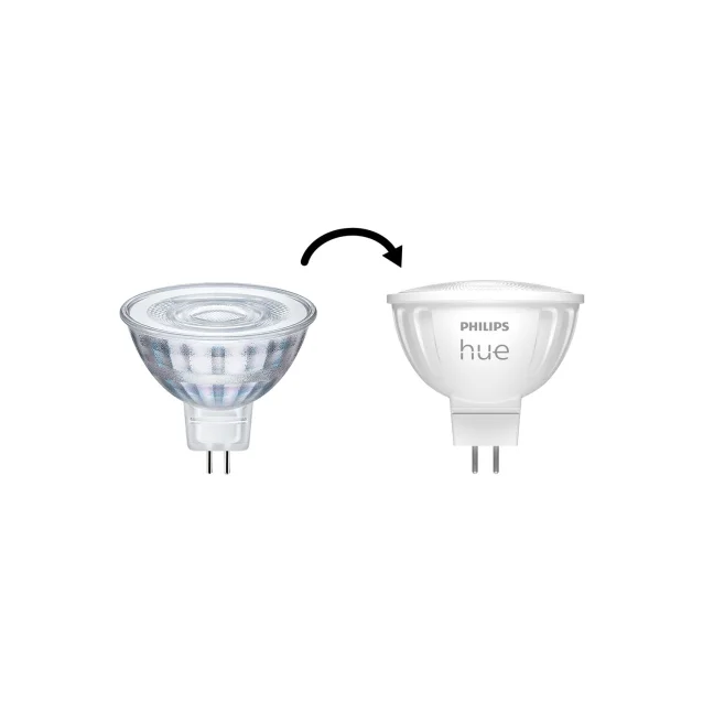 Philips Hue White and Color ambiance MR16 Faretto luminoso intelligente Bluetooth/Zigbee Bianco 6,3 W [929003575302]