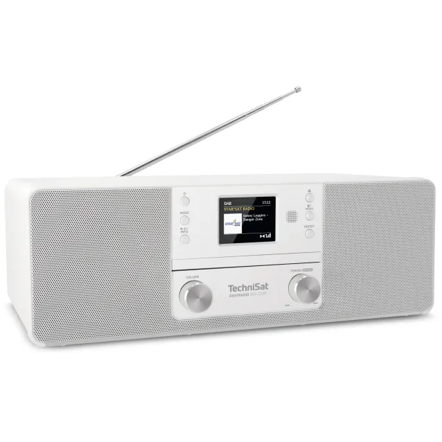 Radio TechniSat 370 CD BT Personale Analogico e digitale Bianco [0001/3948]