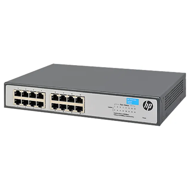 Switch di rete HPE OfficeConnect 1420 16G Non gestito L2 Gigabit Ethernet (10/100/1000) 1U Grigio [JH016A]