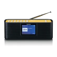 Radio Lenco PDR-045 Portatile Digitale Nero [PDR-045BK]