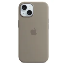 Custodia per smartphone Apple MagSafe in silicone iPhone 15 - Grigio creta [MT0Q3ZM/A]