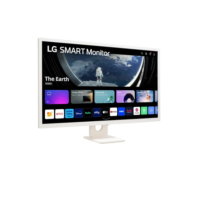 Sfera Ufficio - LG 32SR50F-W Monitor PC 80 cm [31.5] 1920 x 1080 Pixel Full  HD Bianco (32 Smart webOS 23 FHD IPS HDMI) [32SR50F-W.AEK]