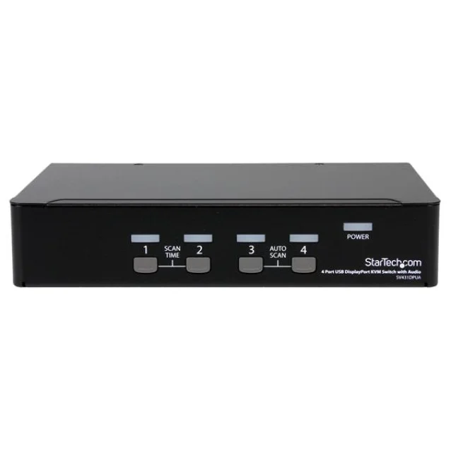 StarTech.com Switch KVM DisplayPort USB a 4 porte con audio [SV431DPUA]