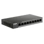 D-Link DSS-100E-9P switch di rete Non gestito Fast Ethernet (10/100) Supporto Power over (PoE) Nero [DSS-100E-9P]