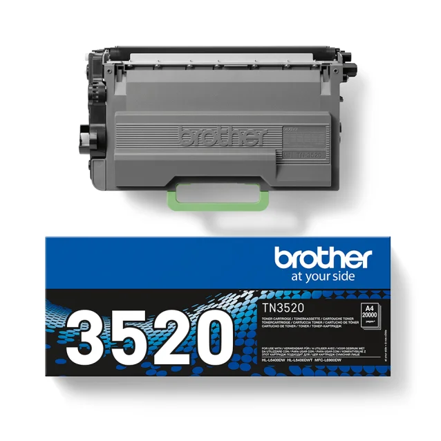 Brother TN-3520 cartuccia toner 1 pz Originale Nero [TN-3520]