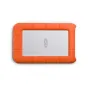 Hard disk esterno LaCie Rugged Mini, 2TB disco rigido 2000 GB Alluminio, Arancione [LAC9000298]