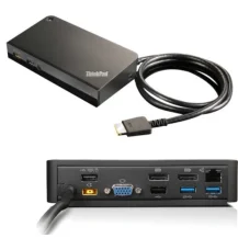 Lenovo 03X6300 notebook dock/port replicator Wired OneLink+ Black