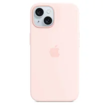 Custodia per smartphone Apple MagSafe in silicone iPhone 15 - Rosa confetto [MT0U3ZM/A]