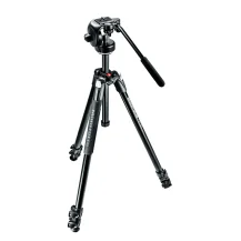 Manfrotto 290 XTRA Kit treppiede Fotocamere digitali/film 3 gamba/gambe Nero [MK290XTA3-2W]
