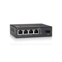 LevelOne 5-Port Gigabit Switch, 1 x SFP