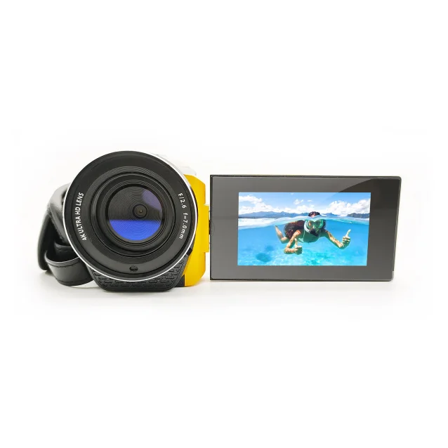 Easypix Aquapix WDV5630 Videocamera palmare 13 MP 4K Ultra HD Giallo [24013]