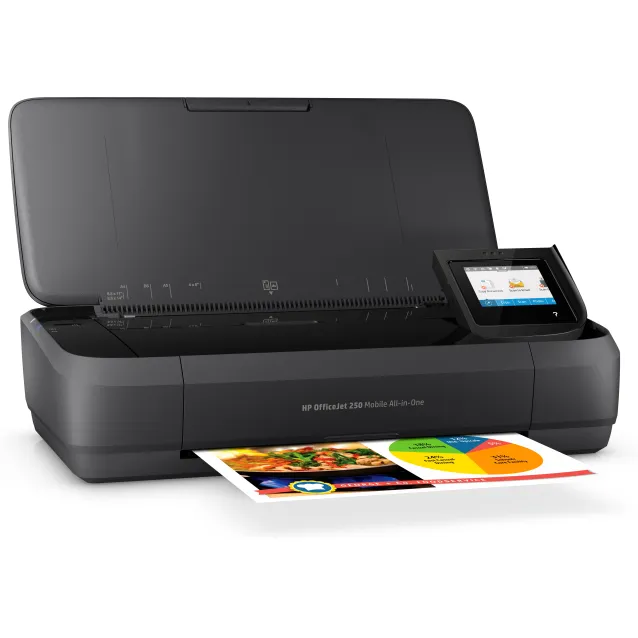 Multifunzione HP OfficeJet Stampante All-in-One portatile 250, Stampa, copia, scansione, ADF da 10 fogli [OfficeJet 250 Mobile]