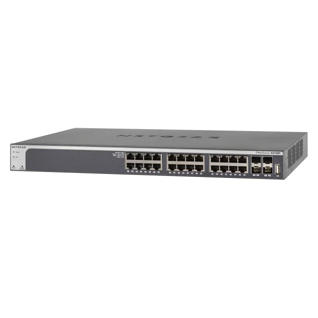 Switch di rete NETGEAR XS728T Gestito L2+/L3 10G Ethernet (100/1000/10000) Nero [XS728T-100NES]