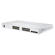 Switch di rete Cisco CBS350 Gestito L3 Gigabit Ethernet [10/100/1000] 1U Grigio (CBS350 Managed 24 port GE 4x10G SFP+) [CBS350-24T-4X-UK]