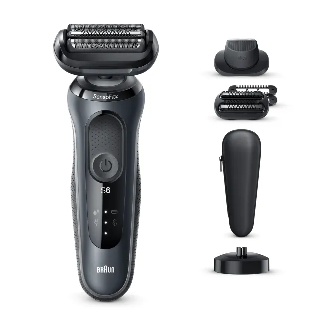 SCOPRI LE OFFERTE ONLINE SU Braun Series 7 71-S4862cs Rasoio Elettrico Uomo  Con Accessori Rifinitore Di Precisione, Effetto Barba Incolta E Corpo  EasyClick, Base Ricarica, 360° Flex, Wet&Dry, Ricaricabile, A Lamina Senza