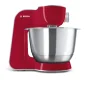 Bosch MUM58720 robot da cucina 1000 W 3,9 L Grigio, Rosso, Acciaio inossidabile [MUM 58720]