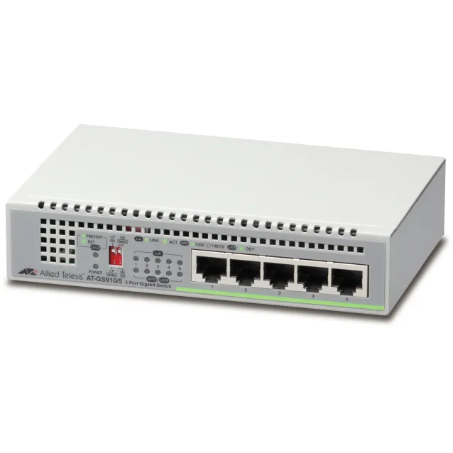 Switch di rete Allied Telesis GS910/5 Non gestito 10G Ethernet (100/1000/10000) Grigio [AT-GS910/5-10]