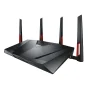 ASUS DSL-AC88U router wireless Gigabit Ethernet Dual-band (2.4 GHz/5 GHz) Nero, Rosso [90IG02W1-BM3G10]