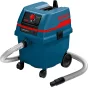 Aspirapolvere Bosch GAS 25 L SFC Professional Nero, Blu, Rosso 1200 W [0601979103]