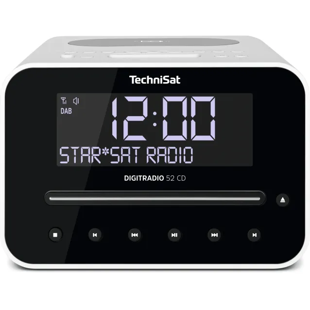 Radio TechniSat 0000/3939 Portatile Analogico e digitale Nero, Bianco [0001/3939]