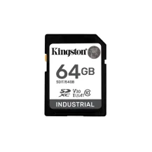 Memoria flash Kingston Technology 64G SDXC Industrial pSLC [SDIT/64GB]