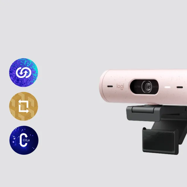 Logitech Brio 500 webcam 4 MP 1920 x 1080 Pixel USB-C Bianco [960-001421]