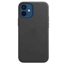 Custodia per smartphone Apple MagSafe in pelle iPhone 12 mini - Nero (IPHONE MINI LEATHER CASE WITH MAGSAFE BLACK) [MHKA3ZM/A]