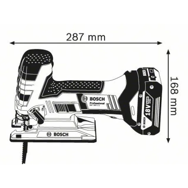 Bosch GST 18 V-LI S seghetto elettrico 2,4 kg [06015A5100]