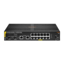 Switch di rete Aruba 6100 12G Class4 PoE 2G/2SFP+ 139W Gestito L3 Gigabit Ethernet (10/100/1000) Supporto Power over (PoE) 1U Nero [JL679A#ABB]