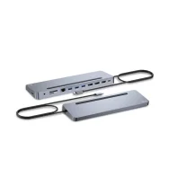 i-tec USB-C Metal Ergonomic 3x 4K Display Docking Station + Power Delivery 100 W [C31FLAT2PDPRO]