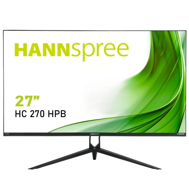 Hannspree HC 270 HPB Monitor PC 68,6 cm [27] 1920 x 1080 Pixel Full HD LED Nero (HC270HPB 27 INCH FHD HDMI VGA MM) [HC270HPB]