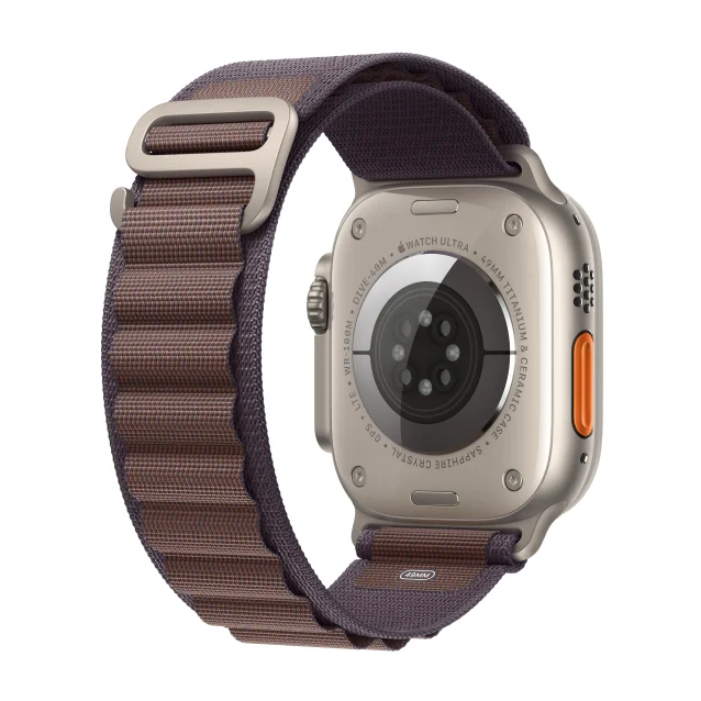 Smartwatch Apple Watch Ultra 2 GPS + Cellular, Cassa 49m in Titanio con Indigo Alpine Loop - Large [MREW3TY/A]